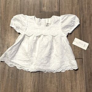 Joie Kids white cotton top